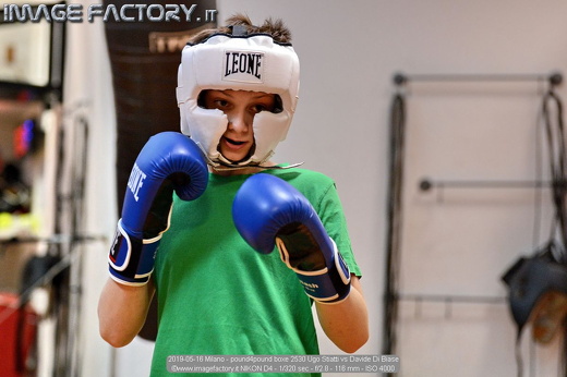 2019-05-16 Milano - pound4pound boxe 2530 Ugo Stiatti vs Davide Di Biase